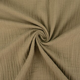 Double Gauze Fabric Linen Structure Sand