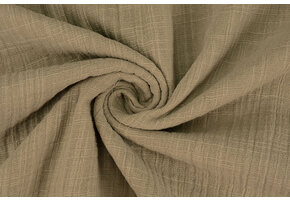 Double Gauze Fabric Linen Structure Sand