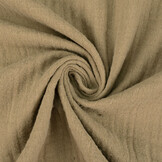 Double Gauze Fabric Linen Structure Sand