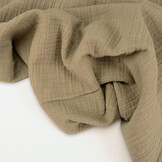 Double Gauze Fabric Linen Structure Sand