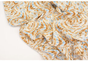 100% Viskose Xiporo Sand Blau