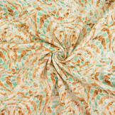 100% Viscose Xiporo Zand Groen