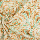 100% Viskose Xiporo Sand Grün