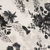 100% Viscose Yawasi Grijs Zwart