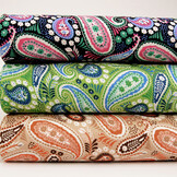 100% Viscose Yingi Paisley Bruin Oranje