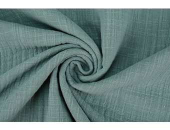 Hydrofiel Linnenstructuur Donker Oud Groen
