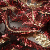 Pailletten auf Netz Mazwiro