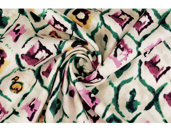 100% Viscose Yimani Groen