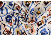 100% Viscose Yimani Blue
