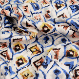 100% Viscose Yimani Blue