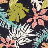 100% Viscose Multi Bladeren Marine