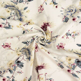100% Viscose Rosie Off-White