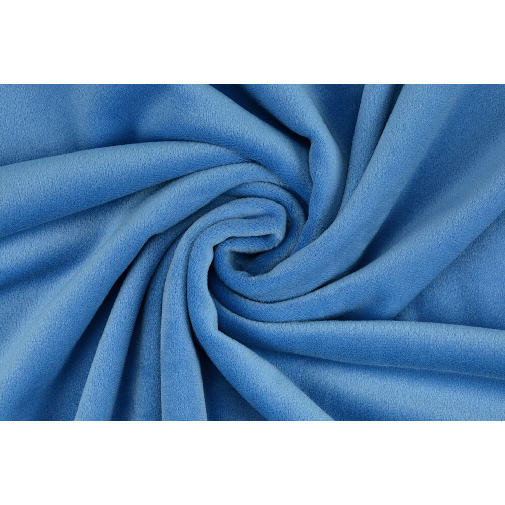 Samt Stretch Blau YES Fabrics