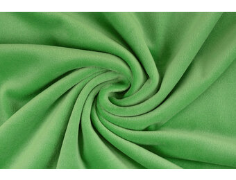 Samt Stretch Apfelgrün