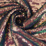 Mesh Geborduurd Pailletten Jolie Mermaidcolor 1