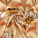 100% Viscose Iris Sand Orange