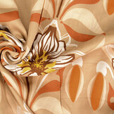 100% Viscose Iris Sand Orange