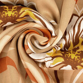 100% Viscose Iris Sand Orange