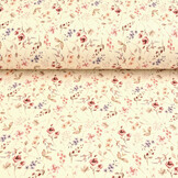 Ripp Jersey Blumen Aelan Creme