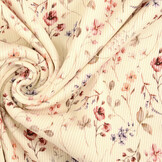 Rib Jersey Bloemen Aelan Creme