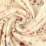 Rib Jersey Flowers Aelan Creme