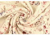 Rib Jersey Flowers Aelan Creme