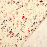 Ripp Jersey Blumen Aelan Creme