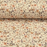 Rib Jersey Bloemen Lexia Creme