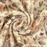 Rib Jersey Flowers Lexia Creme
