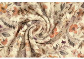 Rib Jersey Bloemen Lexia Creme