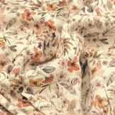 Rib Jersey Bloemen Lexia Creme