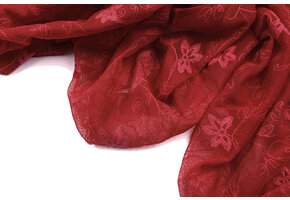 Kant Jasmijn bloem Rood