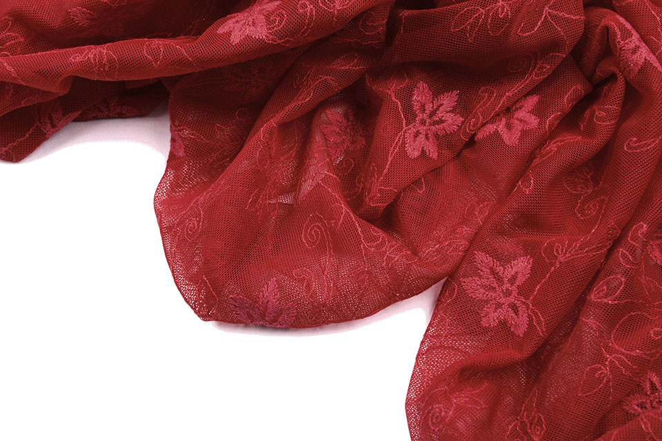 Lace jasmine flower Red