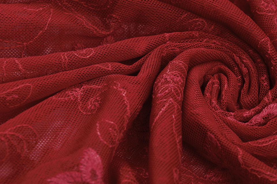 Lace jasmine flower Red