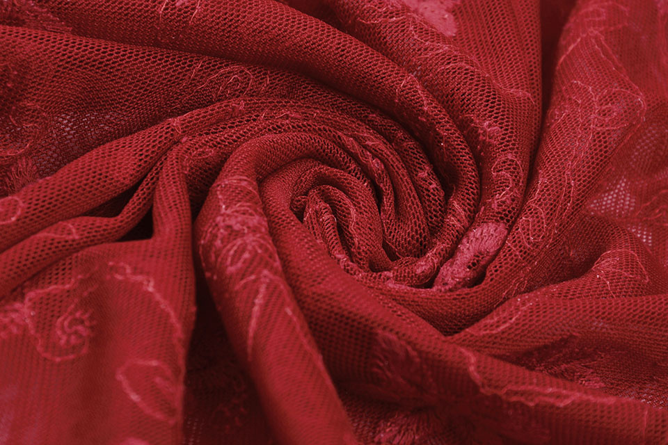 Lace jasmine flower Red