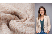 Knitted Woolen fabric Lanoso Brown Beige