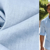 Washed Linen Baby blue