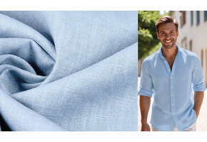 Washed Linen Baby blue