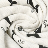 Mi & Joe French Terry Walvis Creme Melange