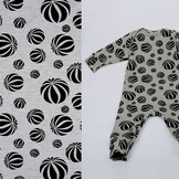 Mi & Joe French Terry Beachball Grey Melange