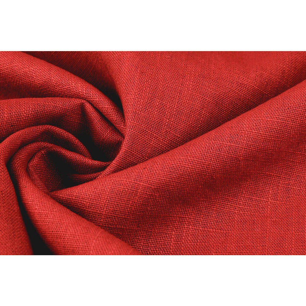 Washed Linen - Oeko-Tex® - Red Washed Linen - Oeko-Tex® - Red