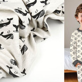 Mi & Joe French Terry Walvis Creme Melange