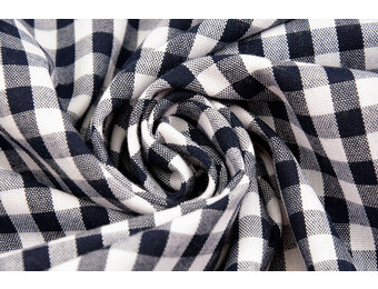 Boerenbont Ruit 8 mm Donker Marine Blauw