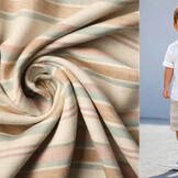 Viscose Linnen Strepen