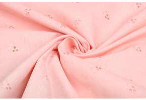 Embroidery Cotton Lily Pink