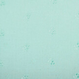 Embroidery Cotton Lily Mint Blue