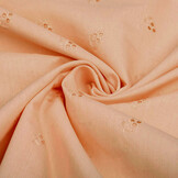 Broderie Katoen Lily Peach