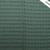 Waffle Pique Fabric Dark Old Green