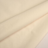 Ungebleichte Baumwolle Polyester Creme