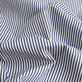 100% Cotton Printed Stripes Blue White